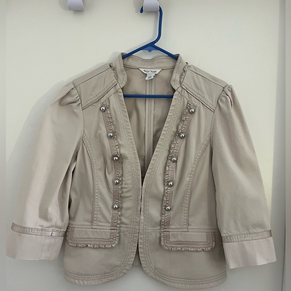 White House Black Market vintage military jacket